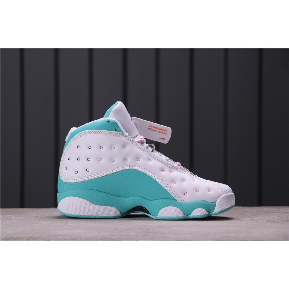 jordan 13 aurora green size 6